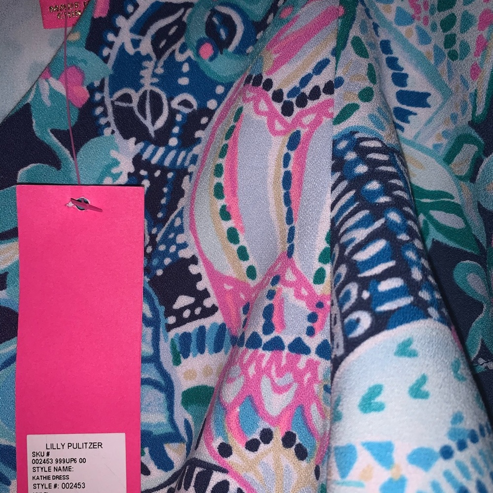 NWT, Lilly Pulitzer Flutter Sleeves Dress, Size 00 - Picture 7 of 8